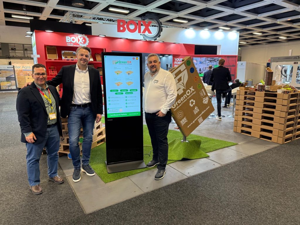 cardboard pallets - Green OX Fruit Logistica 2025